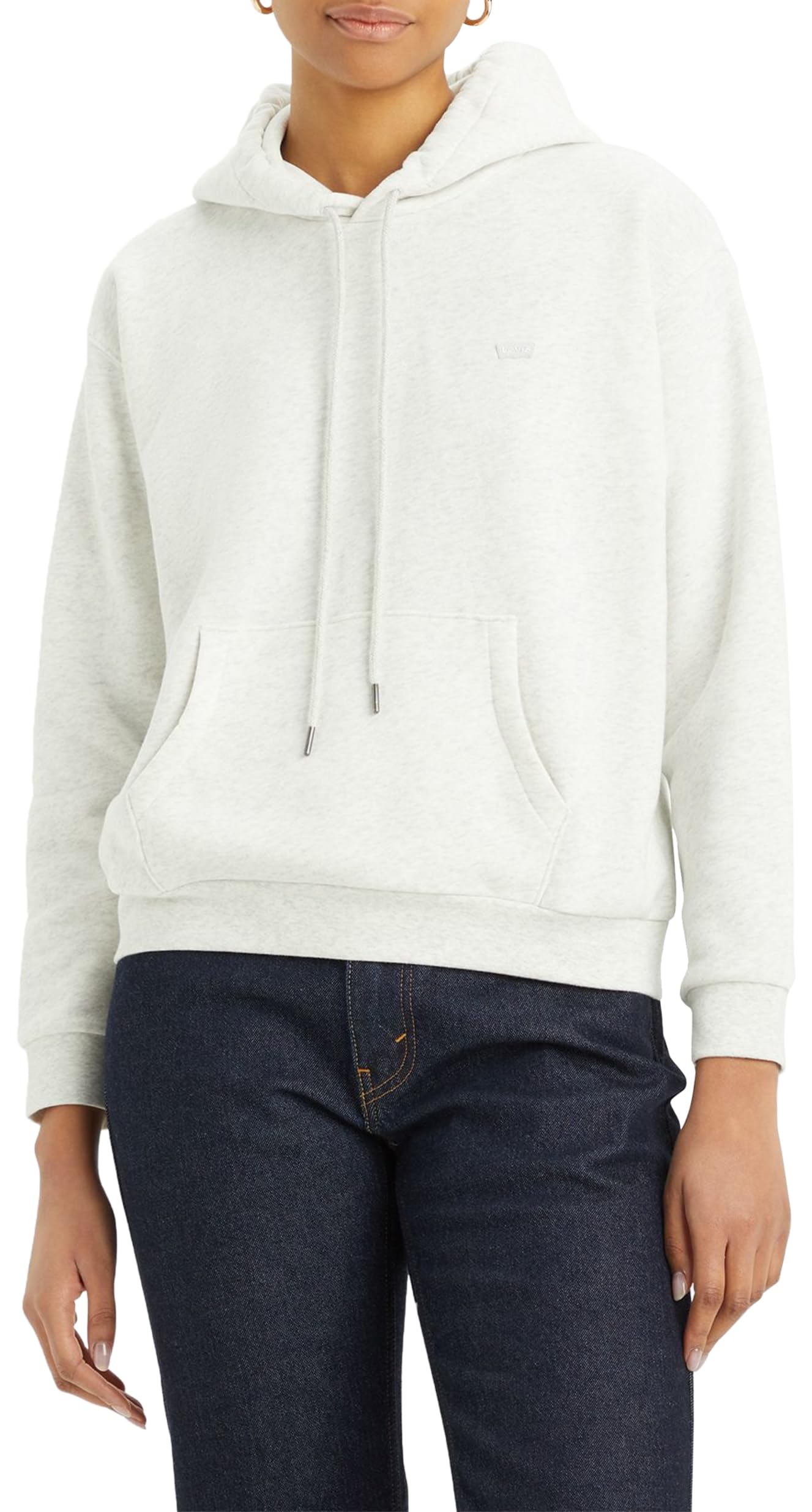 Levi's Women's Everyday Hoodie, Orbit Heather Gray, XS