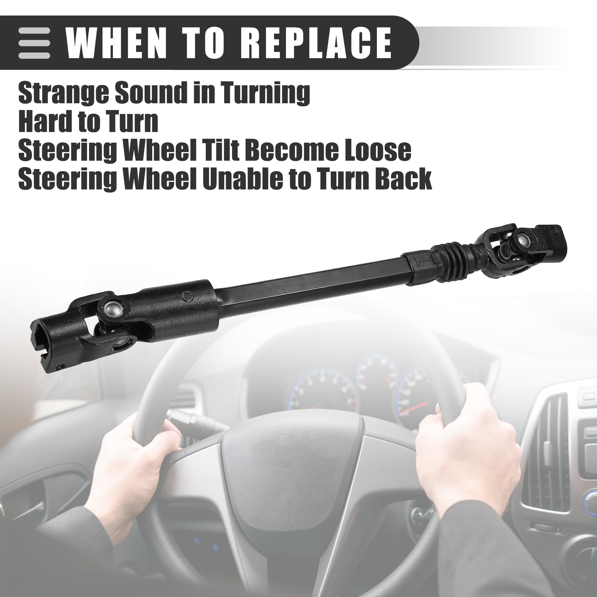 Amazon.com: Motoforti Lower Power Steering Shaft, for Jeep 