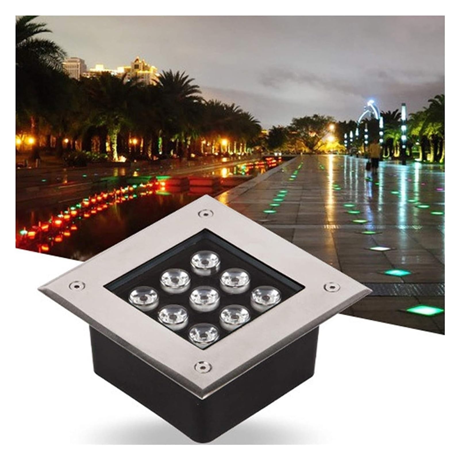 Lote De 10 Focos Empotrables LED 5W Eq 50W Caja Extraplana |Eclairage