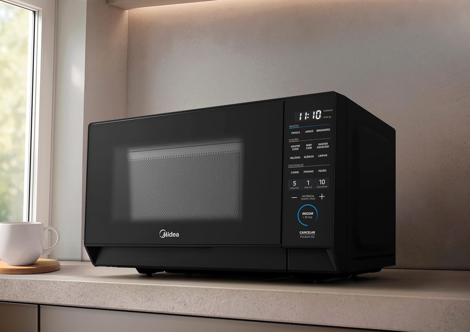 Micro-ondas 20L Preto MasterCook Midea