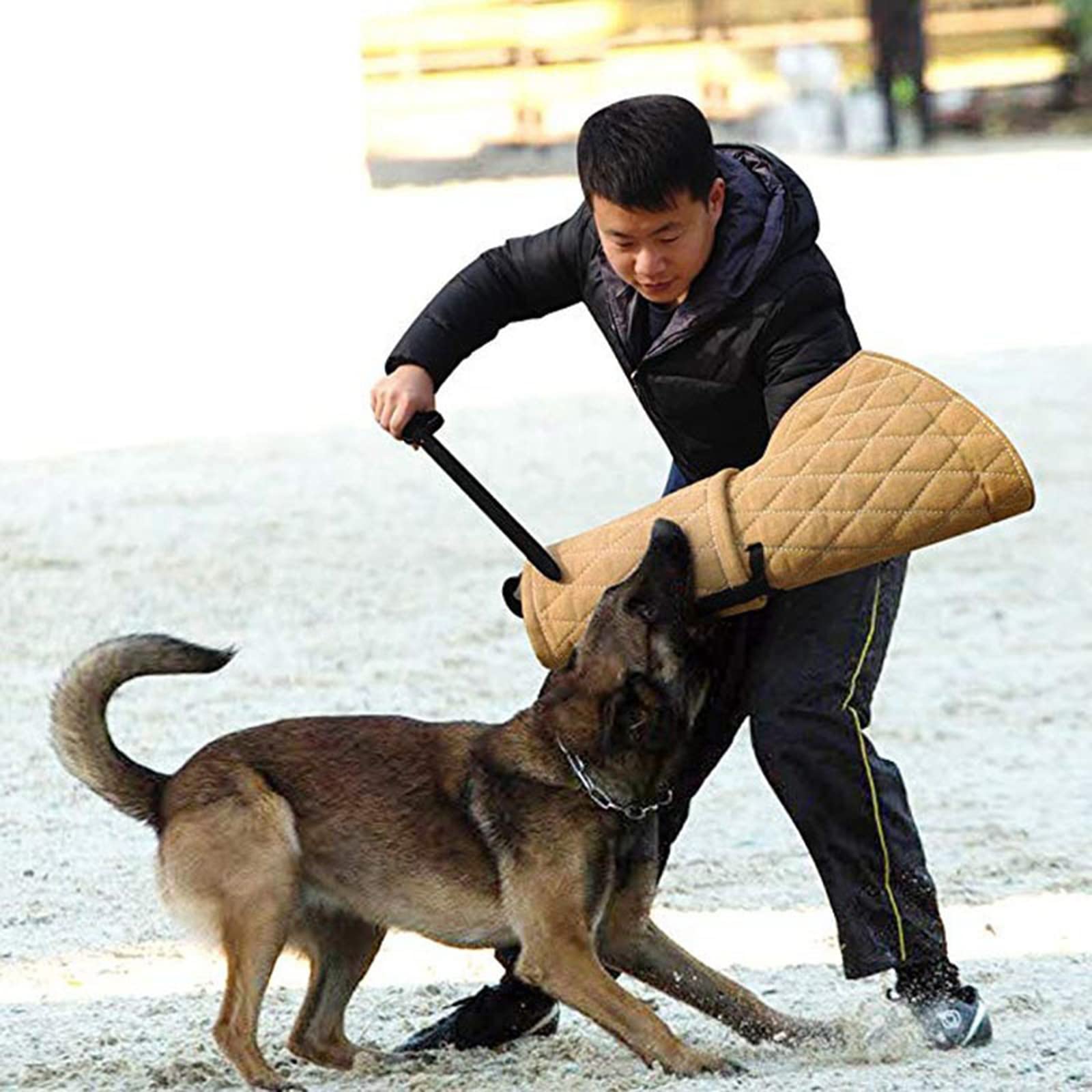 nobranded Pet Dog Bite Tug Toys Puppy Bite Kussen 3 Handgrepen voor Outdoor training, ringsport