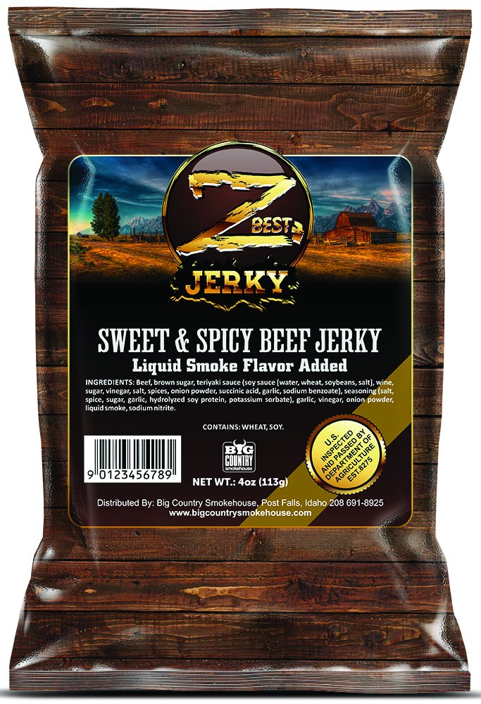 Zbest Jerky Peppered Beef 8.0 oz