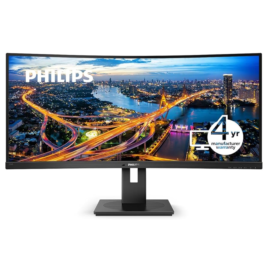 PHILIPS 346B1C/11  曲面型湾曲型ウルトラワイド　34インチ Amazon.com: Philips 346B1C/17 34