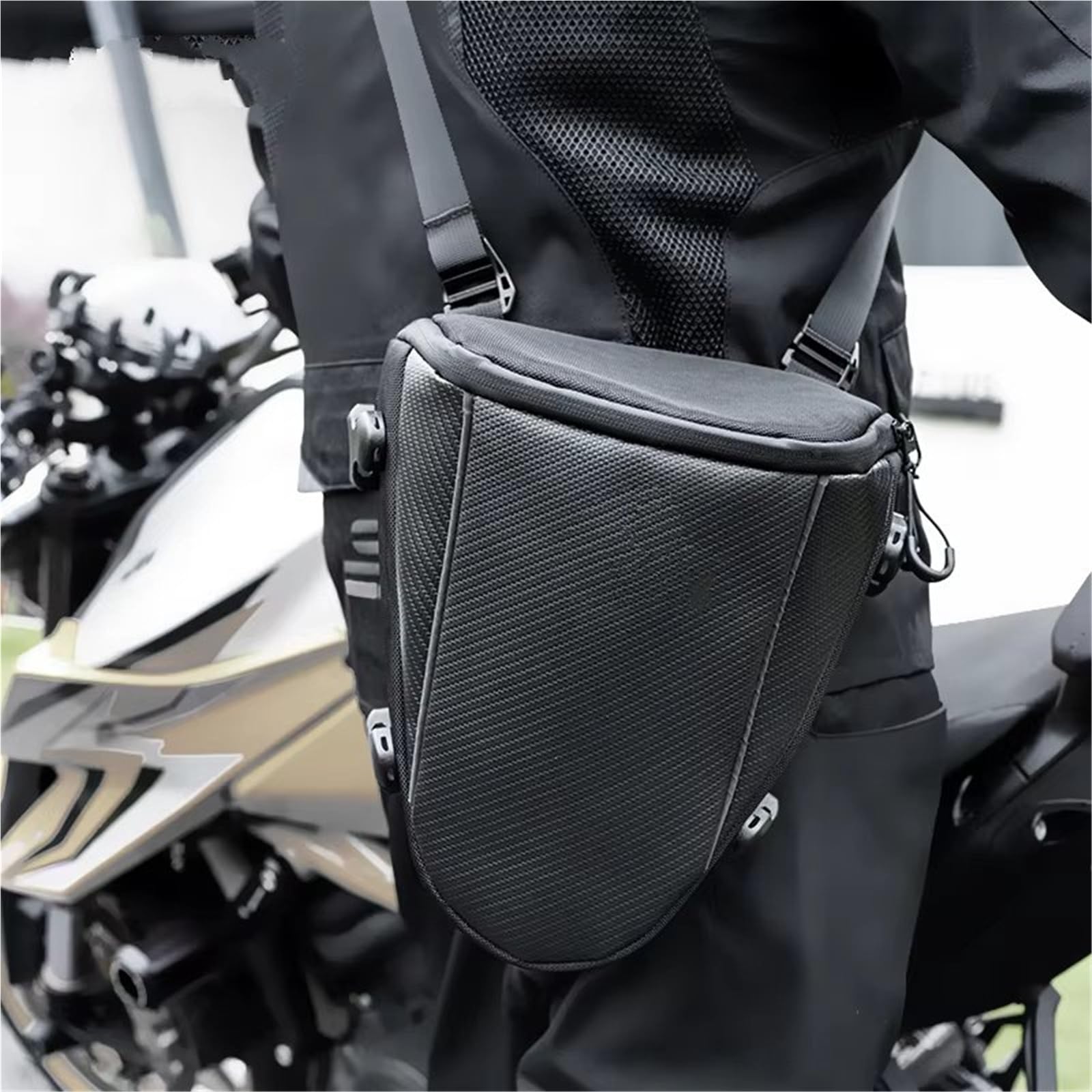 Borsa Portapacchi Borsa Da Moto Per Sedile Posteriore Marsupio Multifunzionale Grande Capacità Copertura Antipioggia Impermeabile