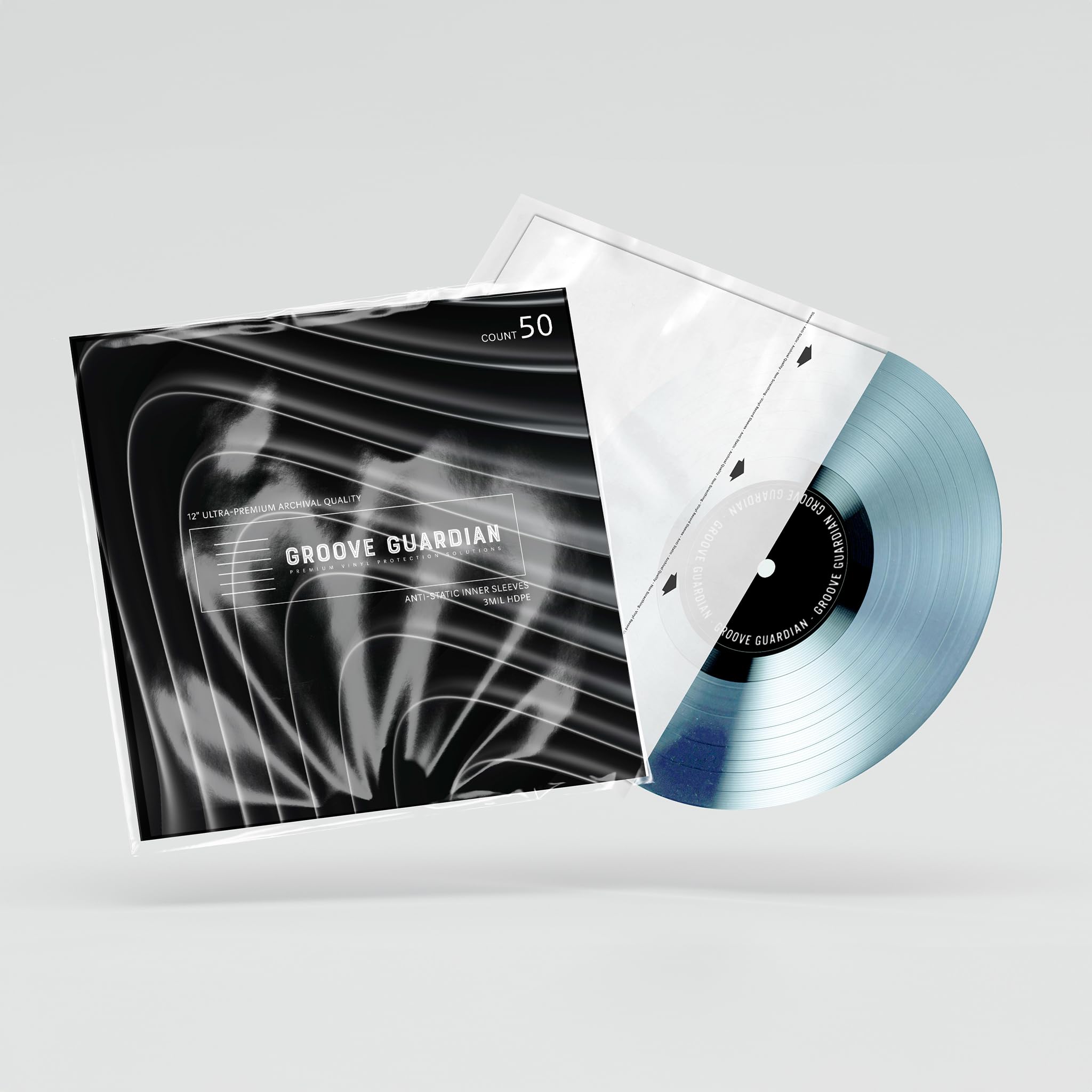 Amazon.com: Groove Guardian Vinyl Record Inner Sleeves: Double
