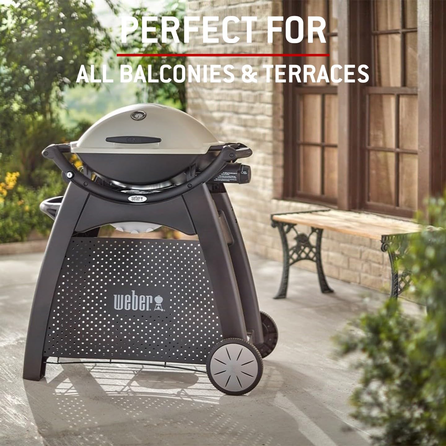 Weber 6526 - Mesa-Carro De Luxe Para Weber Serie Q2000.