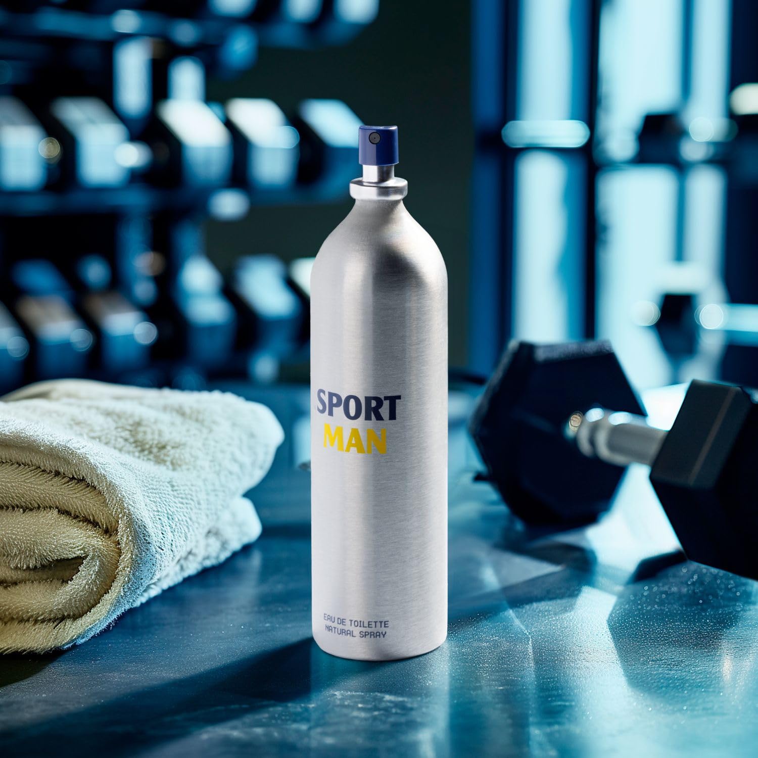SPORTMAN - Go For It 250 ml, Colonia Hombre, Perfume Formato Spray, Eau de Toilette Natural y Masculina, Aroma Cítrico, Fragancia Fresca, Deportiva y de Larga Duración — view 9