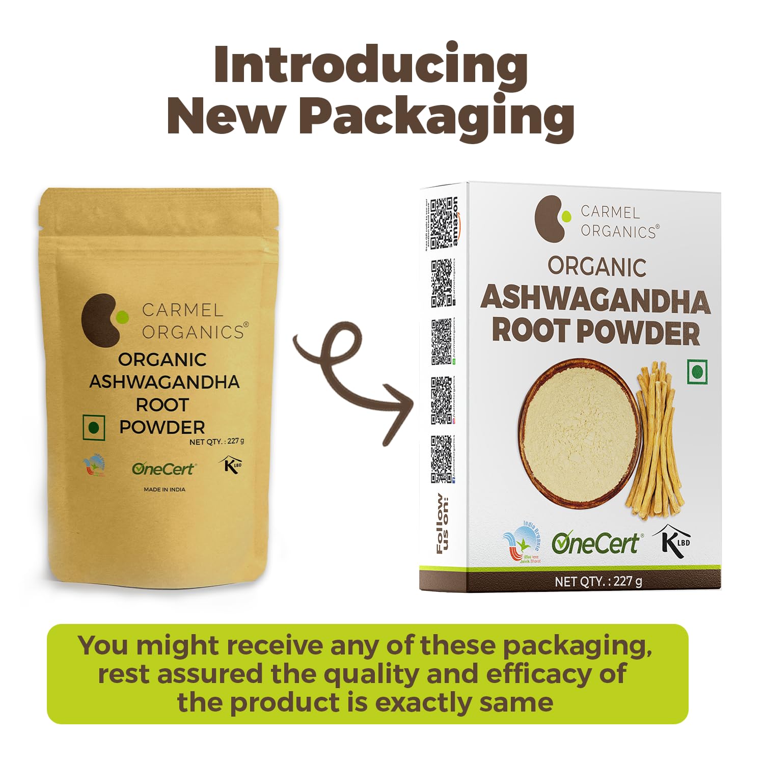 CARMEL ORGANICS Ashwagandha Root Powder 227 Grams 3