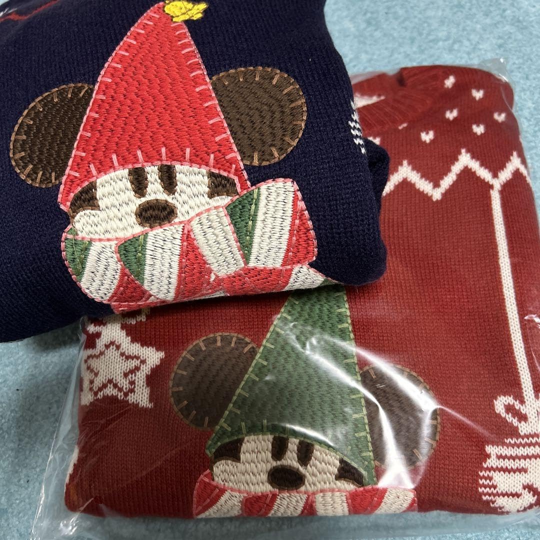 Amazon.co.jp: 2枚セット クリスマスセーター リルリンリン ニット 赤  