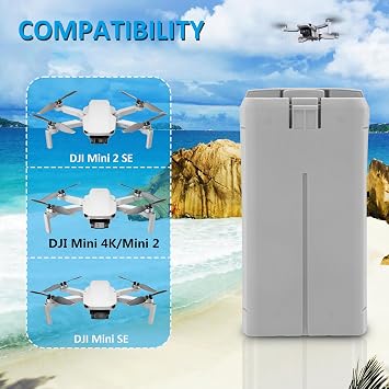 COOLSHOW Intelligent Flight Mini 4K/2 Series Battery 1 Pack 2400mAh Compatible with DJI Mini 4K/2/2 SE/SE Battery(31 Minutes of Max Flight Time)