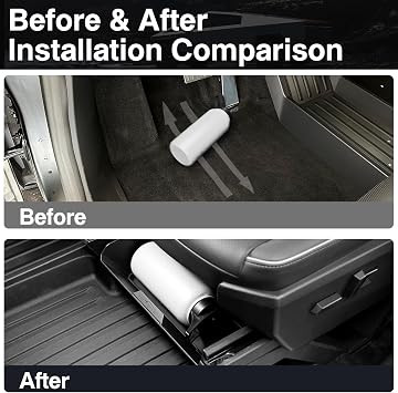 2-Piece Front Under Seat Storage for 2024-2026 Tesla Cybertruck