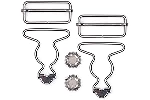 Sturdy Metal Overall Suspender Buckles for Men's Workwear