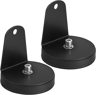 Tube clamp, 2pcs Powerful Magnetic Base Mount Bracket Sucker Holder LED Light Bar Roof Magnet Bracket for LED Work Light Driving Lights Off Road Lighting