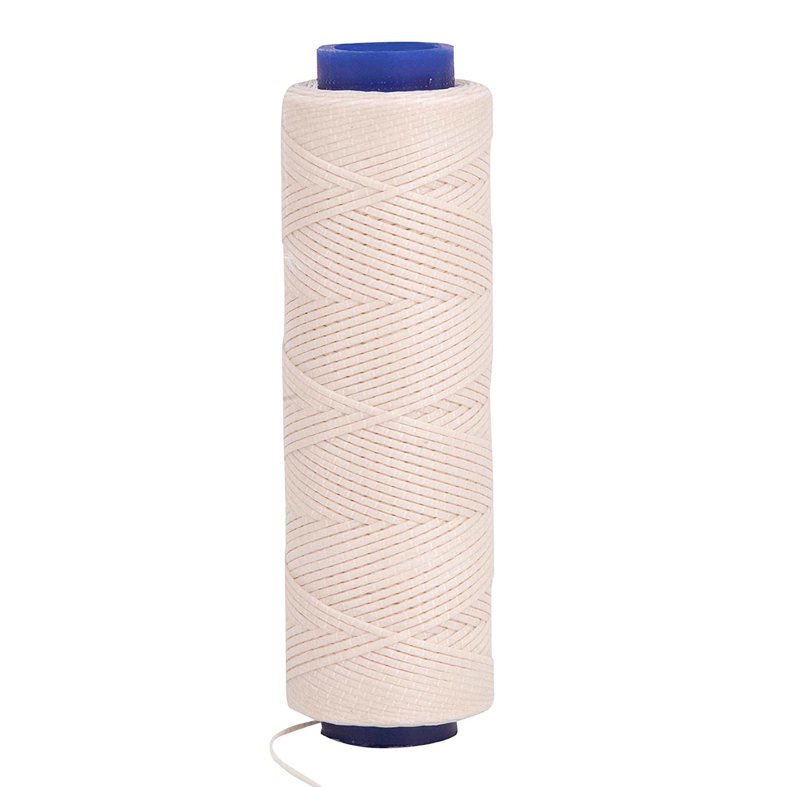 Shelver Aspen Cream 1Mm Waxed Cord For Jewellery Making, Waxed Thread, Bracelet String, Beading Cord - 100 Metres - 30 Colors