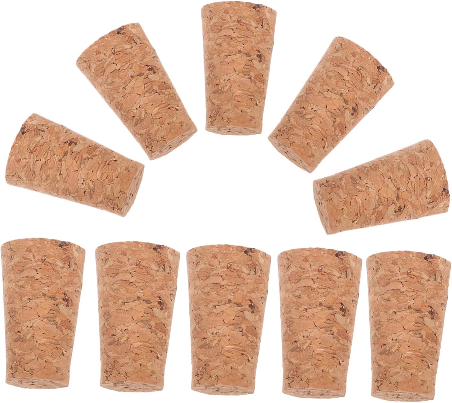 SOLUSTRE 100pcs Diy Wine Bottle Corks Cork Stoppers Glass Bottle Plugs Leakproof Home Bar Decor Bulk Pack