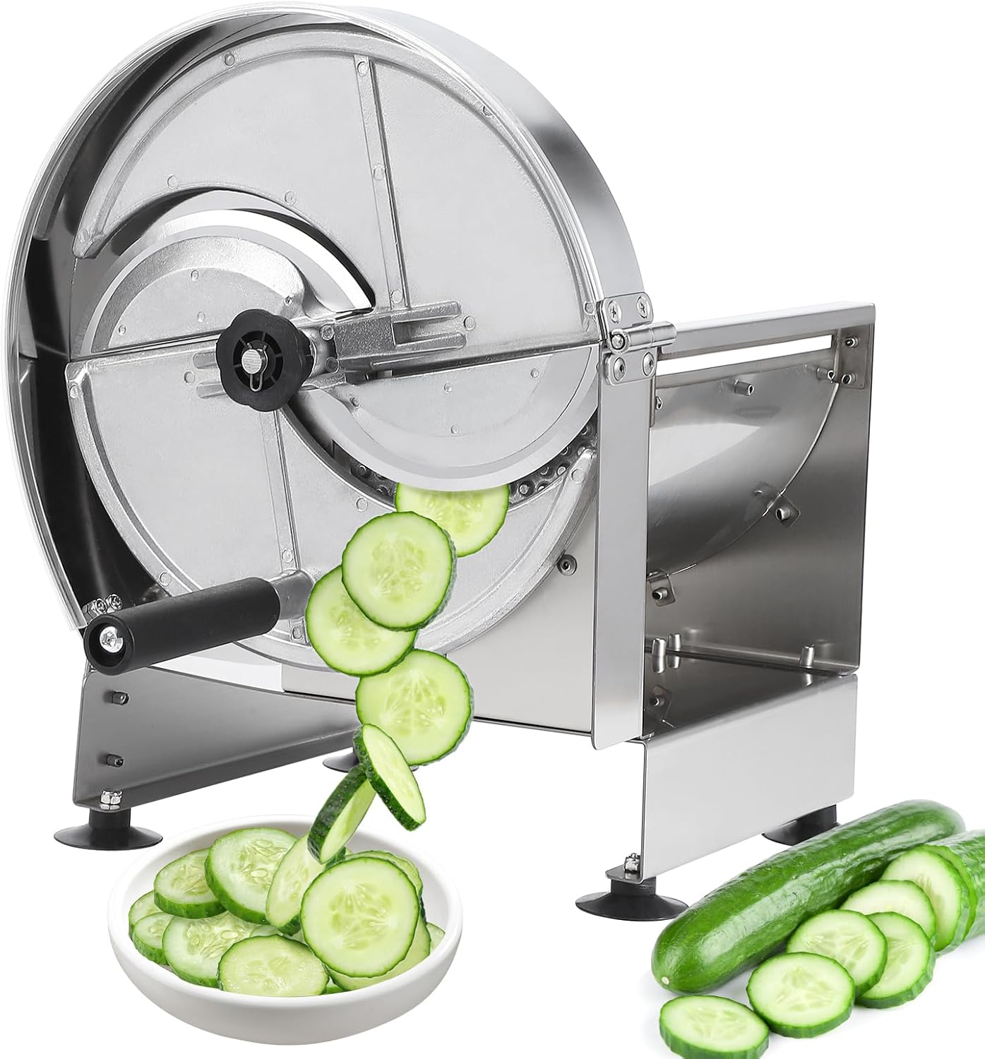 Commercial Vegetable Slicer Manual Potato Tomato Slicing