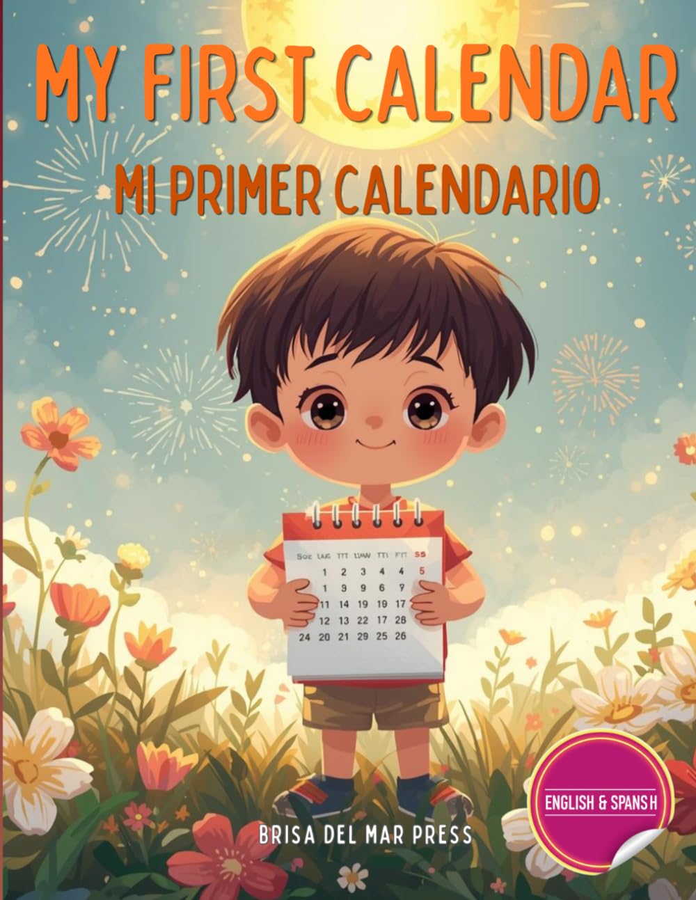 My First Calendar / Mi Primer Calendario: A Bilingual Guide to Time: Learn Seasons, Months, and Holidays in Spanish & English for Kids Ages 3-10 (Spanish For Kids Coloring Book Series)
