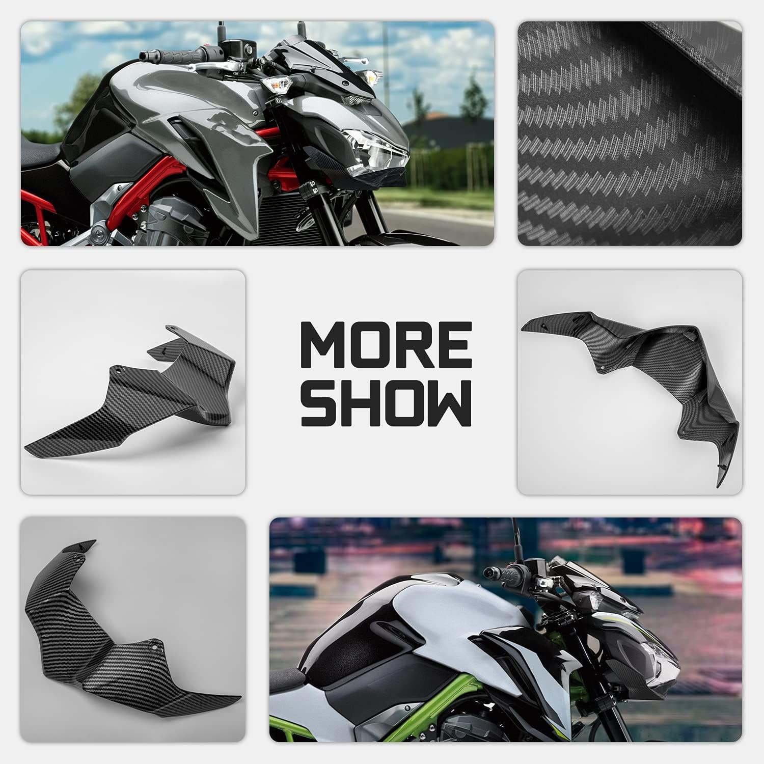 Kit Cadre Carénage Capot Moteur Aluminium Noir Pour Triumph Trident 660 2021-2023