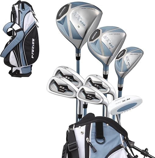 Precise NX460 Ladies Womens Complete Right Hand 13 Piece Golf Club Set - Petite Size