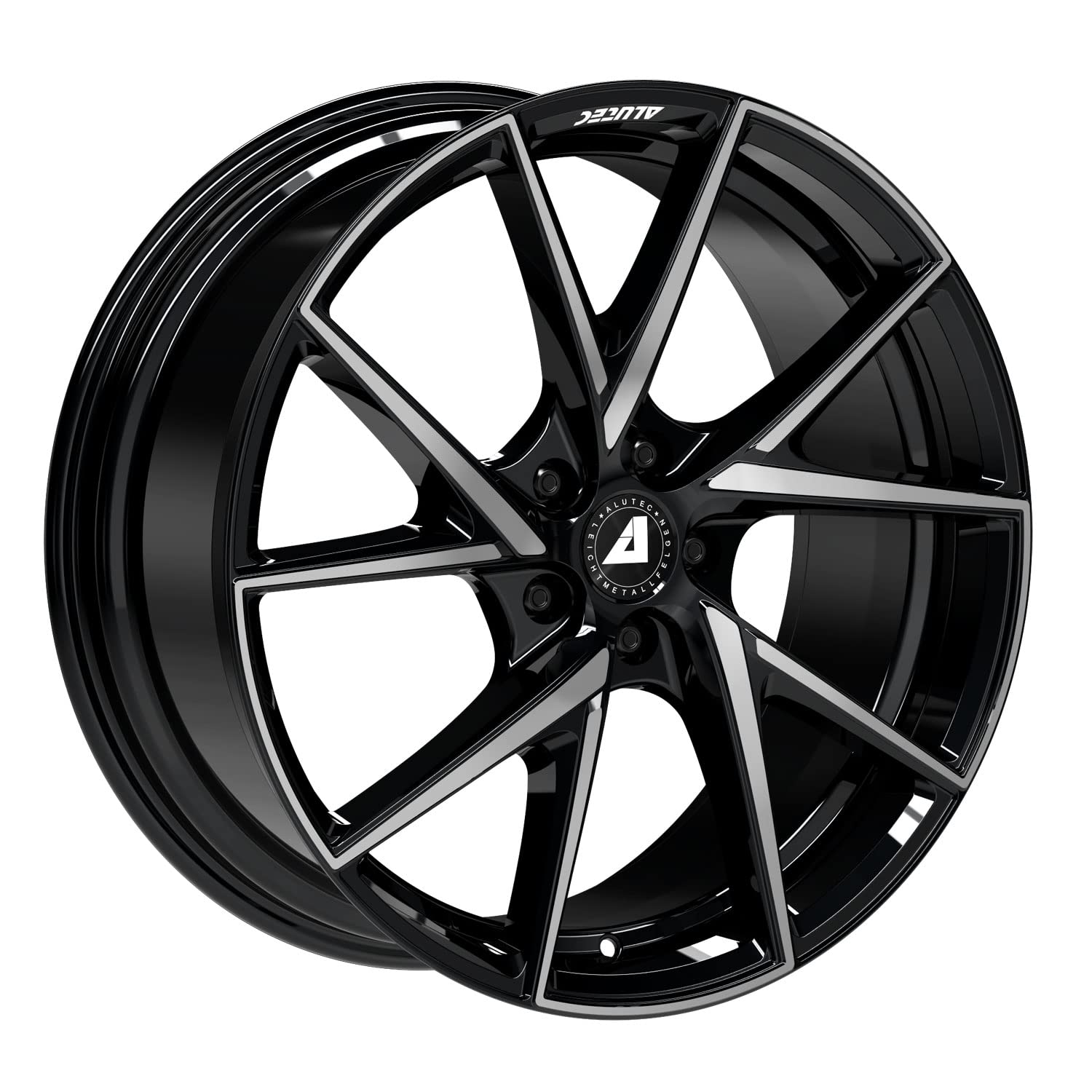 4 x felgi Alutec ADX.01 7.5Jx18 ET40 5x114,3 diamentowo-czarne, polerowane frontowo kompatybilne z Renault Clio Espace Fluence Kadjar Kangoo Koleos Laguna Latitude