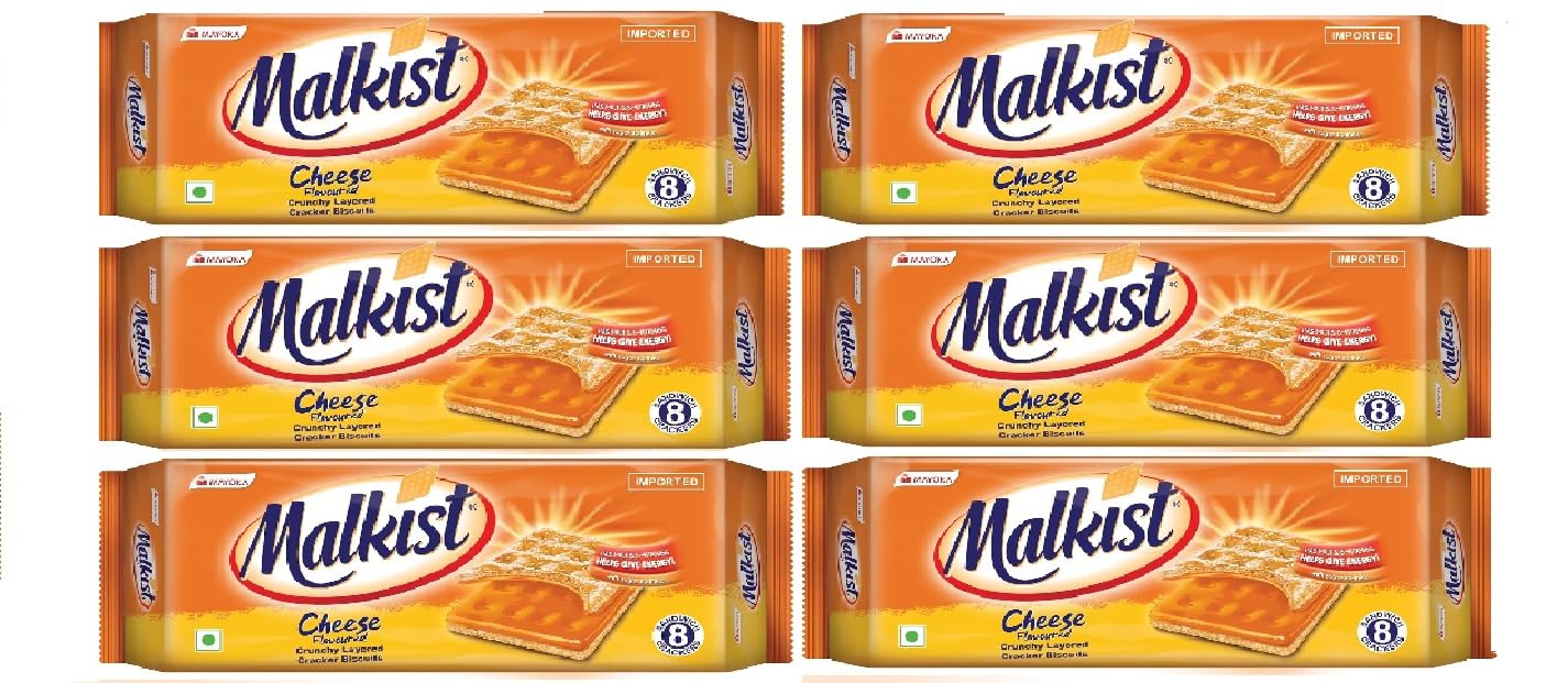 Malkist Layered Crackers, 138g Pack of 6 (Cheese) (B08T8GC565) Amazon Price History, Amazon Price Tracker