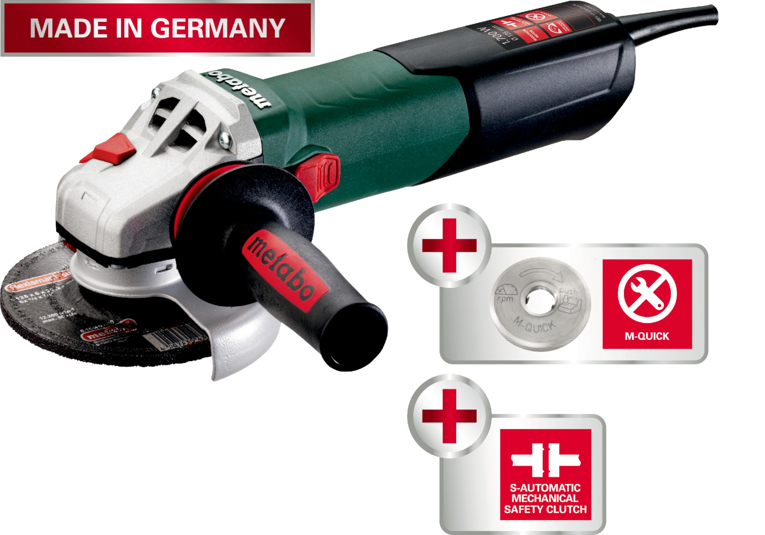 WEV 17-125 Quick (600516000) Amoladora angular
