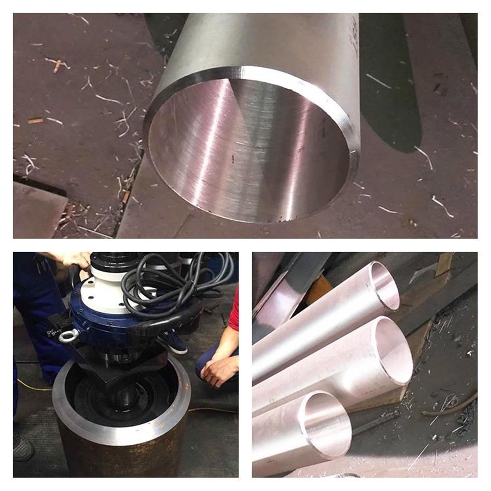 Máquina biseladora y de tubos metal eléctrica portátil 40-120 mm, nueva para modelo acero inoxidable TIE-30 para metal madera