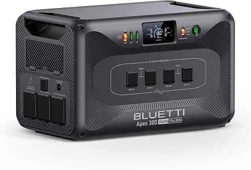 BLUETTI Apex 300 Portable Power Station, 2764.8Wh Solar Generator LFP