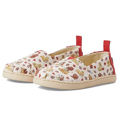 TOMS Kids Microfiber/Pound Puppies Print Alpargata (Little Kid/Big Kid) Kid