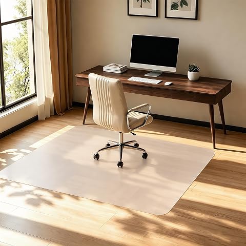 Clear Chair Mat for Hard Wood Floors 47"x59" – Heavy Duty...