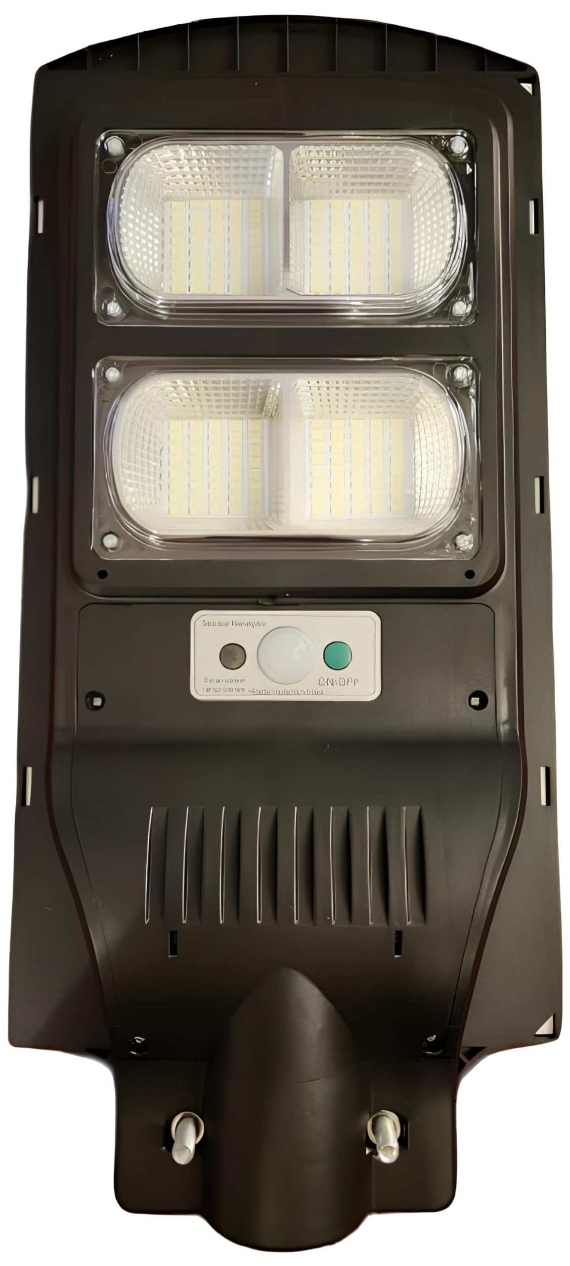 IMPRESSION LIGHTS Street Lights Solar Powered 80 Watt Motion Sensor Remote Control Dusk to Drawn Funciton for Outdoor Lighting -Pack of 1