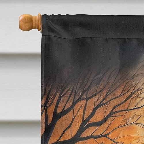 Miniatura 26 de Caroline's Treasures DAC2011GF - Bandera decorativa para jardín de Halloween con diseño de beagle para jardín, jardín, jardín, jardín, multicolor