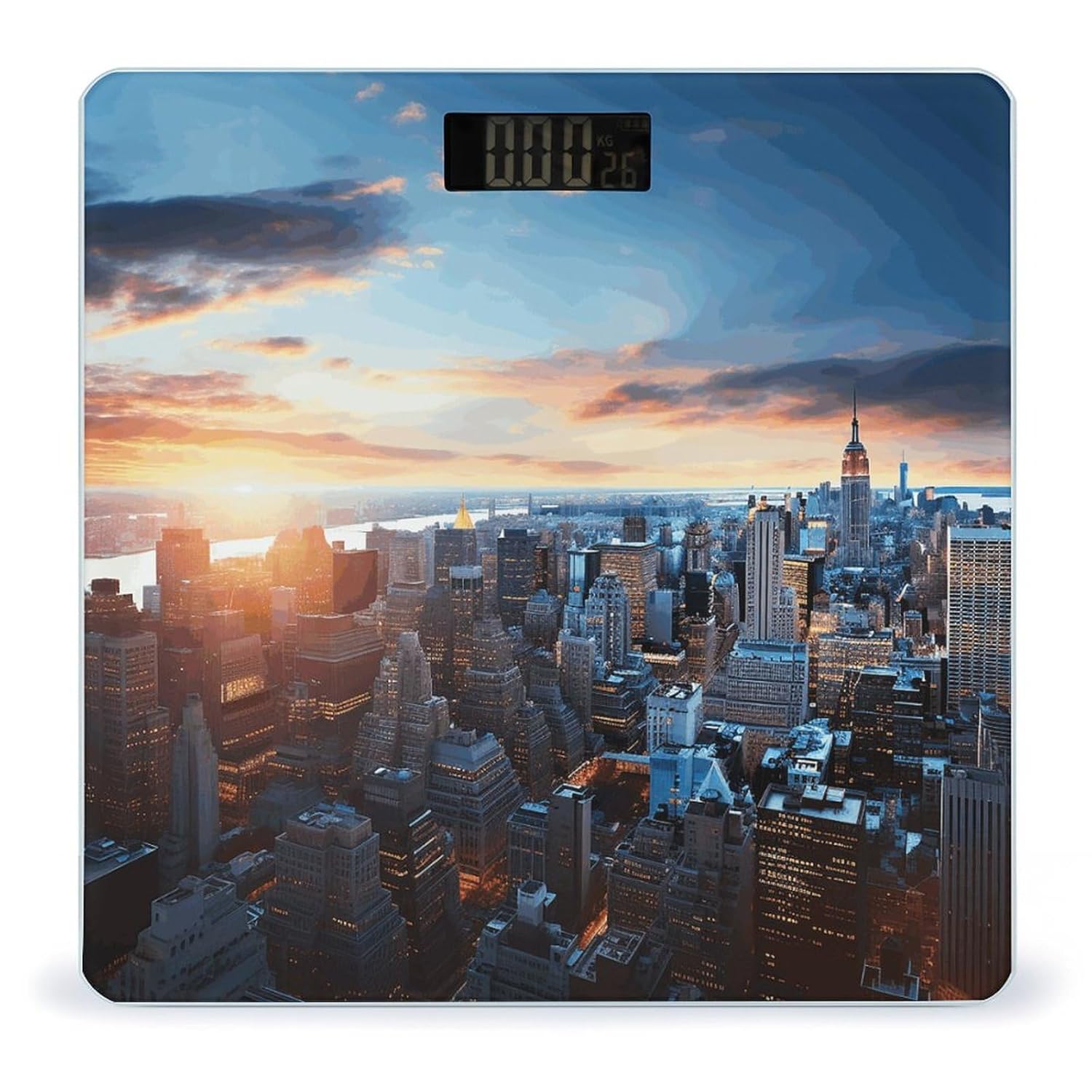 Báscula de Baño Digital New York City Skyline 400 lb