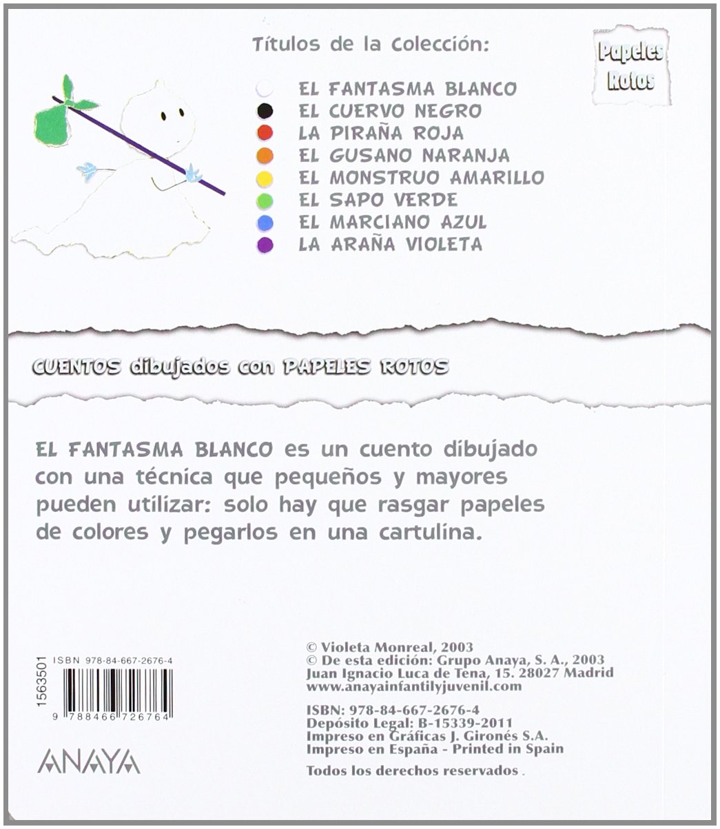El fantasma blanco (Primeros Lectores (1-5 Años) - Papeles Rotos)