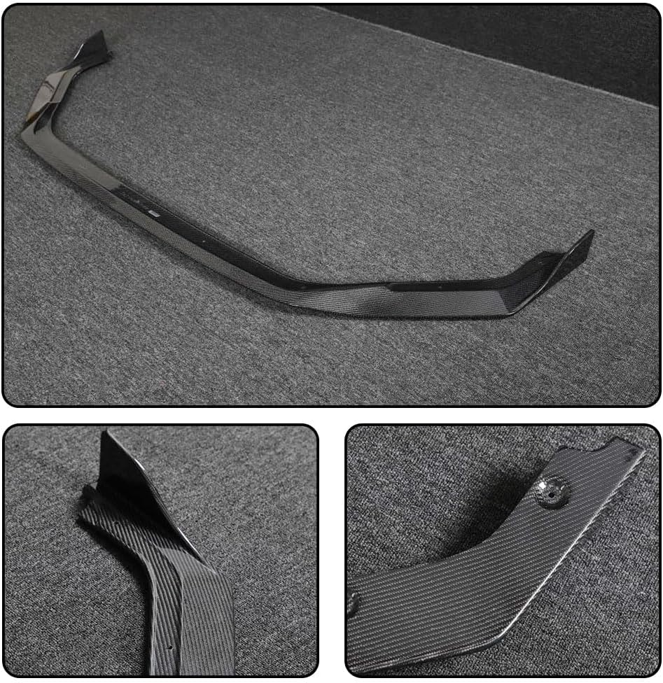 Carbon Fiber Front Bumper Lip Spoiler for Honda Civic Type R Hatchback 4-Door 2023+ Front Chin Spoiler Lip Splitter Air Dam Protector Add-on Factory Outlet