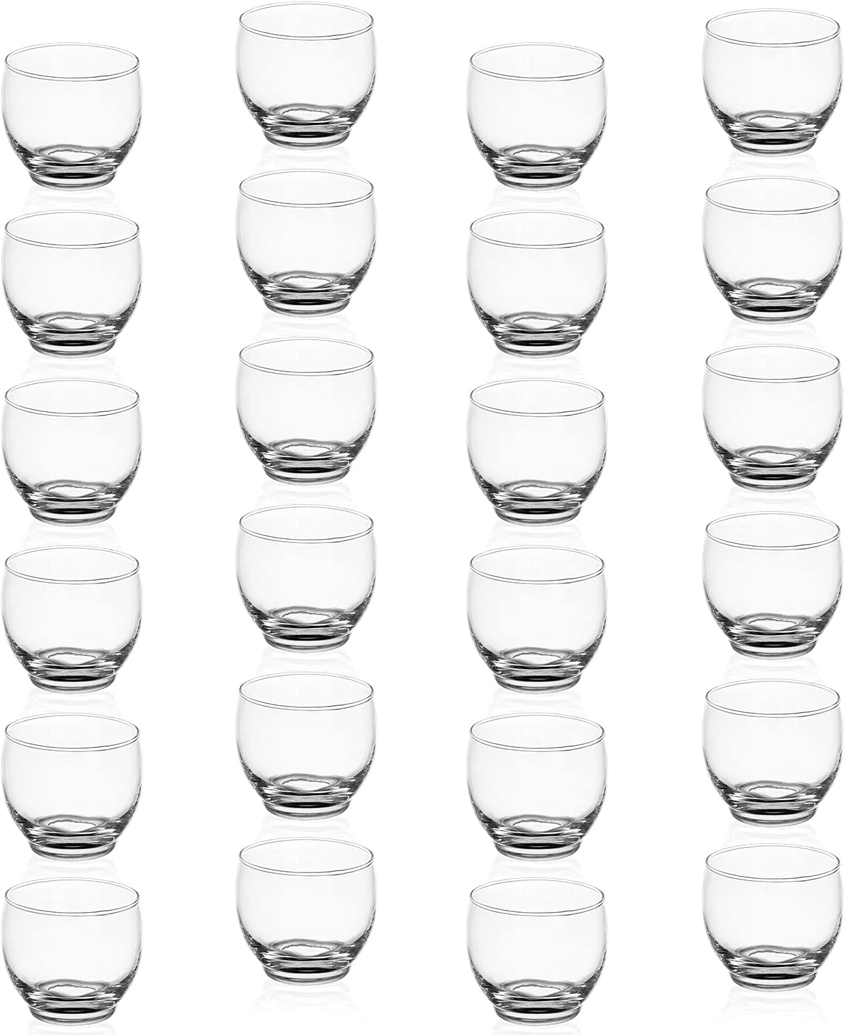 Royal Imports Candle Holder Hurricane Votive Tealight Glass for Wedding, Birthday, Holiday & Home Decoration, Set of 24
