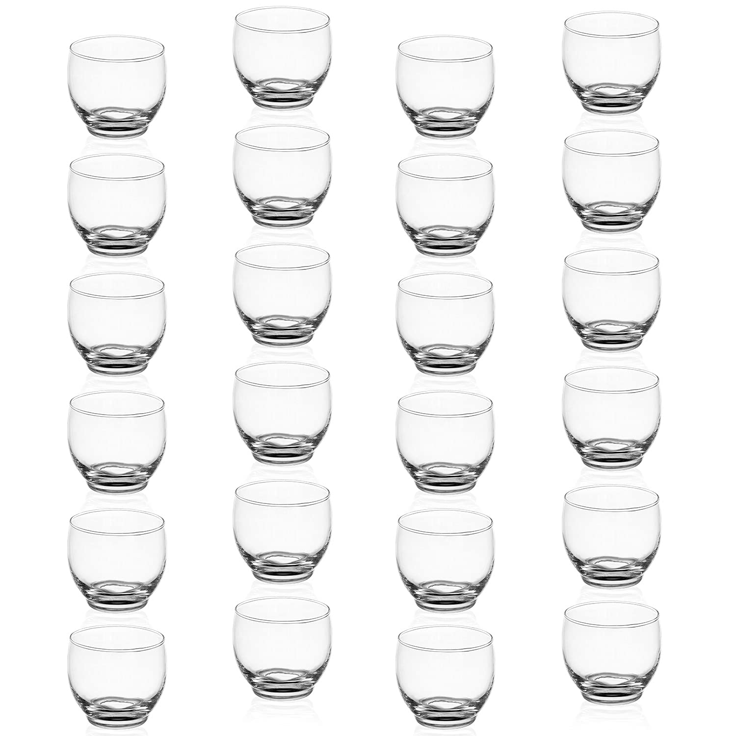 Royal Imports Candle Holder Hurricane Votive Tealight Glass for Wedding, Birthday, Holiday & Home Decoration, Set of 24