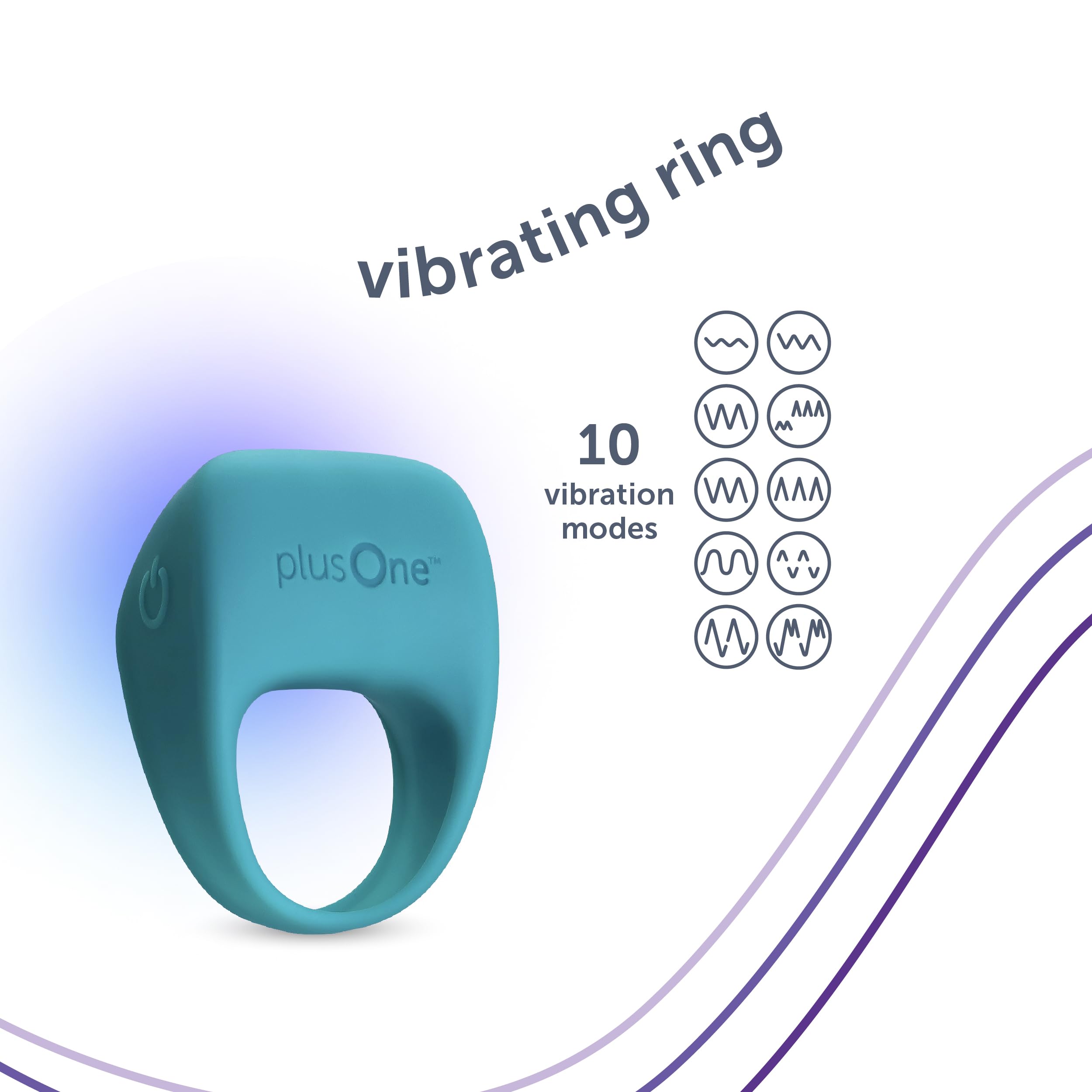 PlusOne Silicone Waterproof and Rechargeable Vibrating Ring : Amazon.co.za:  Health & Household