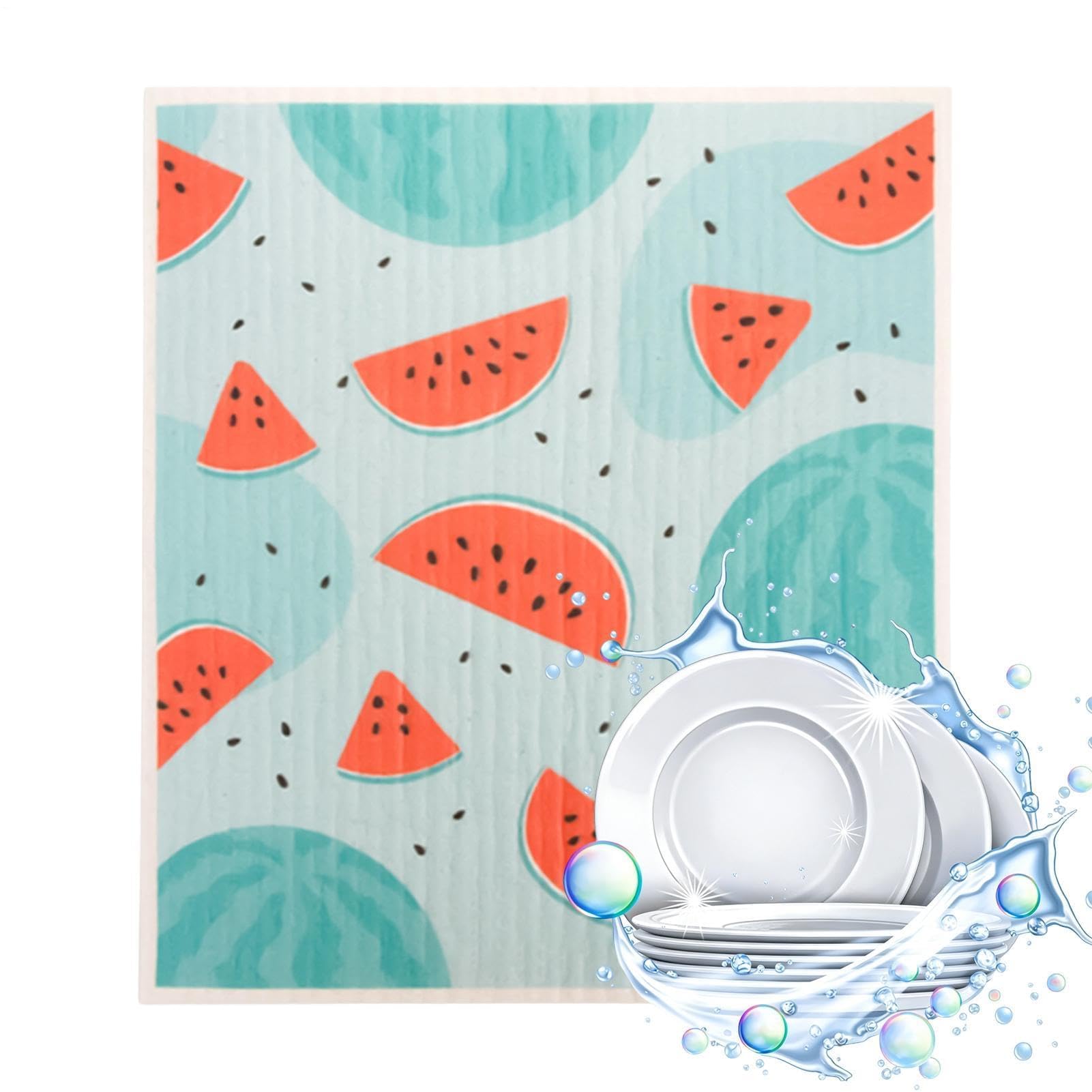 Muiltvoe Swedish Dishcloths - Absorbent Wood Pulp Cotton Kitchen Dishes Washing Rag | Non Scratch Dishcloths,for Home Apartment Household Chores Pots Pans Cookware Countertops Appliances Stove