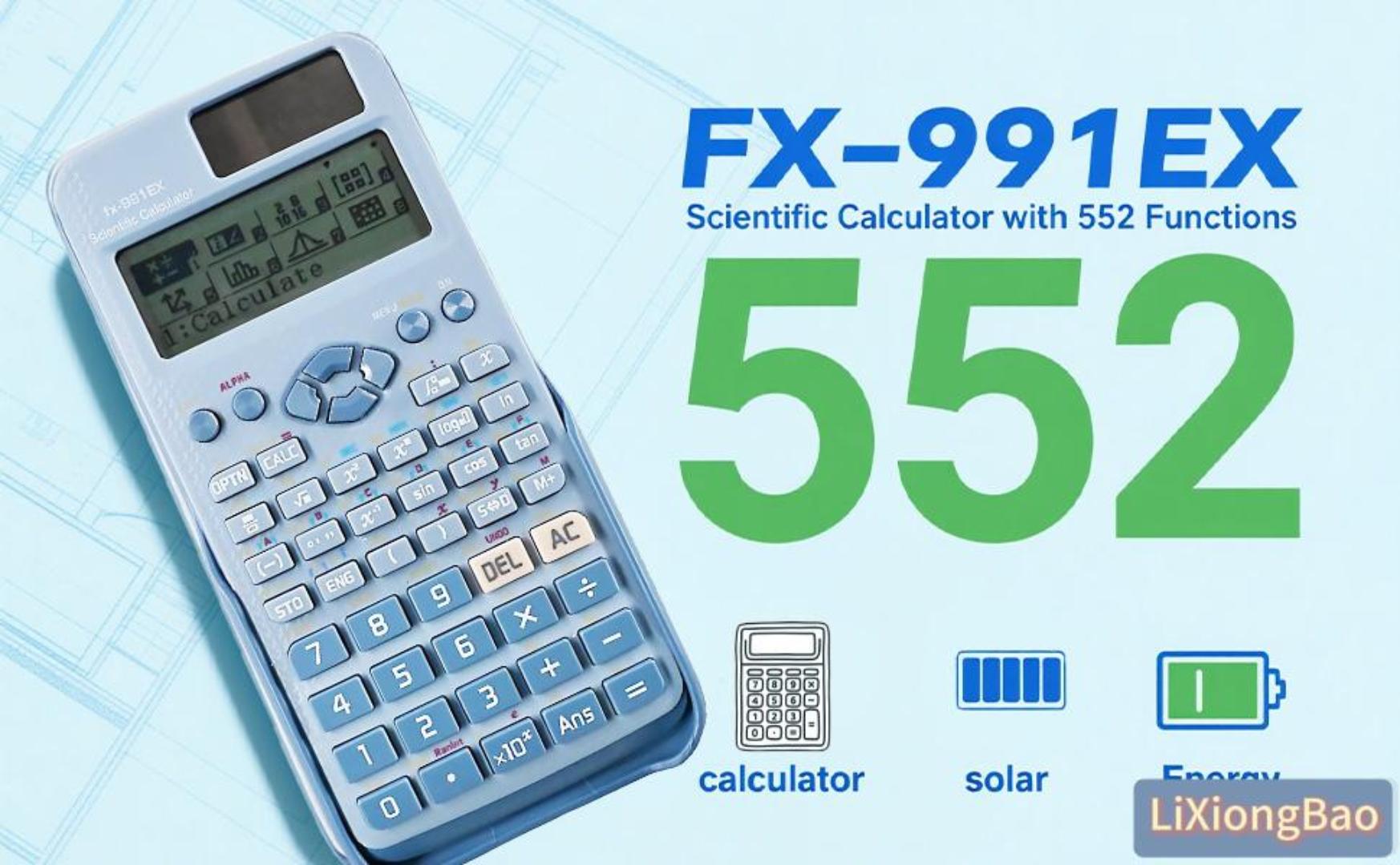 FX-991EX Scientific Calculator Multi-Function Calculator