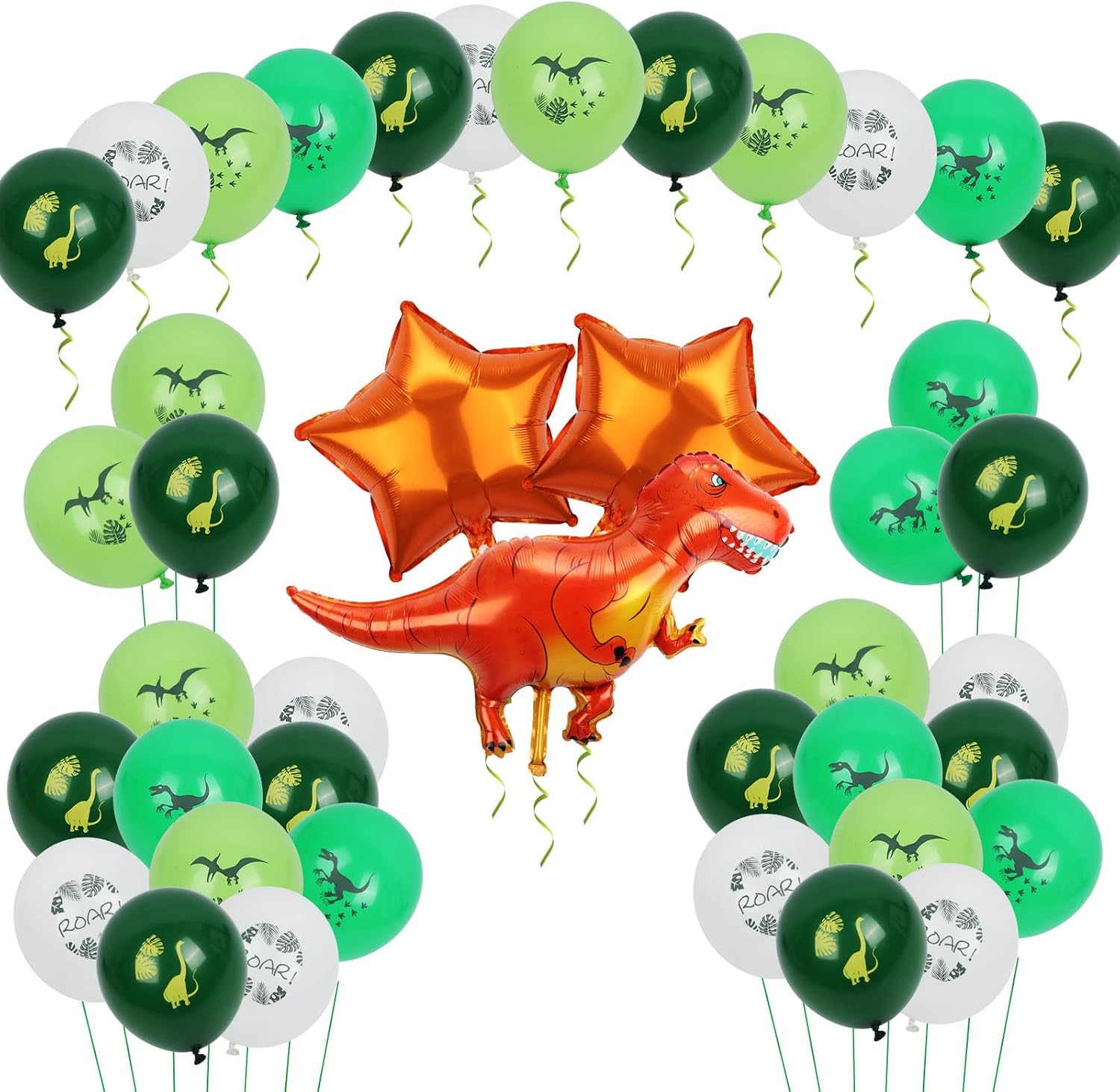 Dinosaur Balloon, Dinosaur Birthday Party Supplies With T