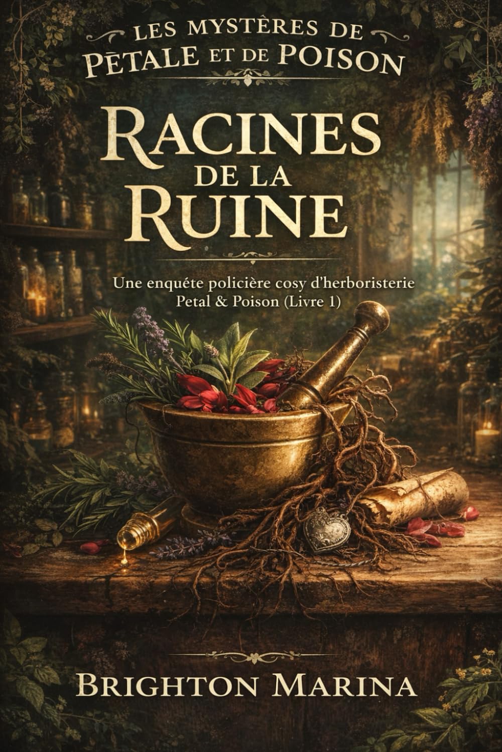 RACINES DE LA RUINE: Une enquête policière cosy d'herboristerie Petal & Poison (Livre 1) (LES MYSTÈRES DE PÉTALE ET DE POISON)
