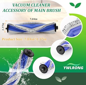 Replacement Parts for ECOVACS DEEBOT T30S/T30S PRO/T30S AI/T30S AI Care Accessories Kit with 1 Rubber Brush,6 Dust Bags,6 Hepa Filters,6 Mop Pads,6 Side Brushes Vacuum Cleaner Set Accessories