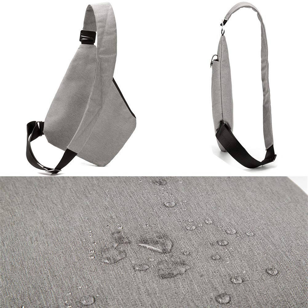 Ovecat Sling Bag Crossbody Spalla Petto Zaino antifurto a ghigliottina, per Uomo Donna