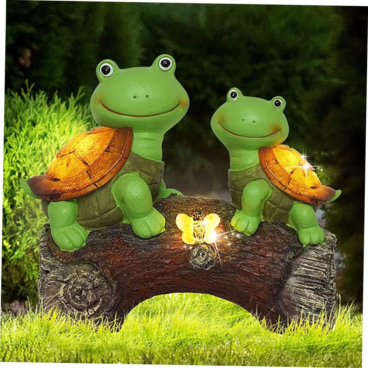 Solar Garden Light Turtle Figurine Waterproof Outdoor Decoration Colorful Snail Design for Lawn Patio and Yard Energy-Saving Solar Lamp
