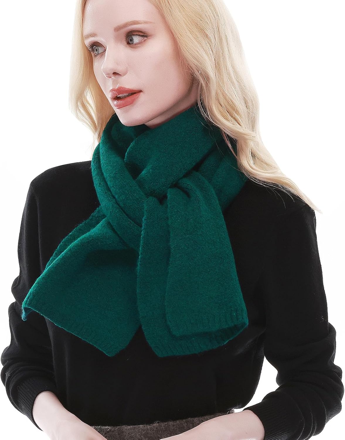 RIIQIICHY Scarf for Women Knit Scarves Winter Warm Scarf for Cold Weather - Image 3