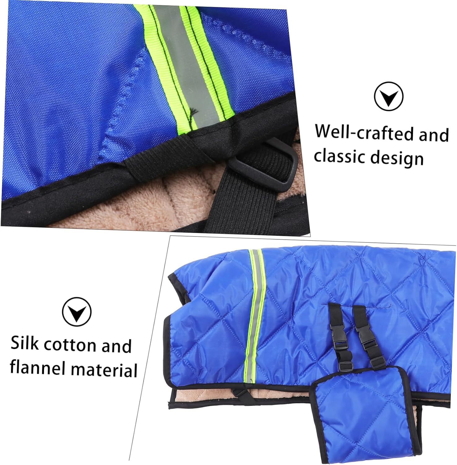 1pc Warm Calf Vest for Newborn Calves Thickened Winter Coat Buckle Design for Easy Wear and and Insulated Apparel for Farm Use Style