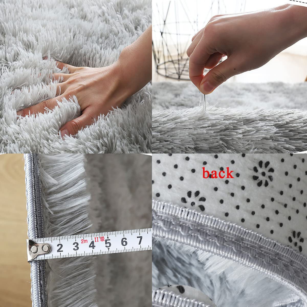Teppich Stück Teppich Warme Weiche Künstliche Luxus Teppich Plüsch Teppiche Hochflor Teppich Handgemachte Dekoration Teppiche Babypflege Krabbelteppich, Rosa 32"x63"