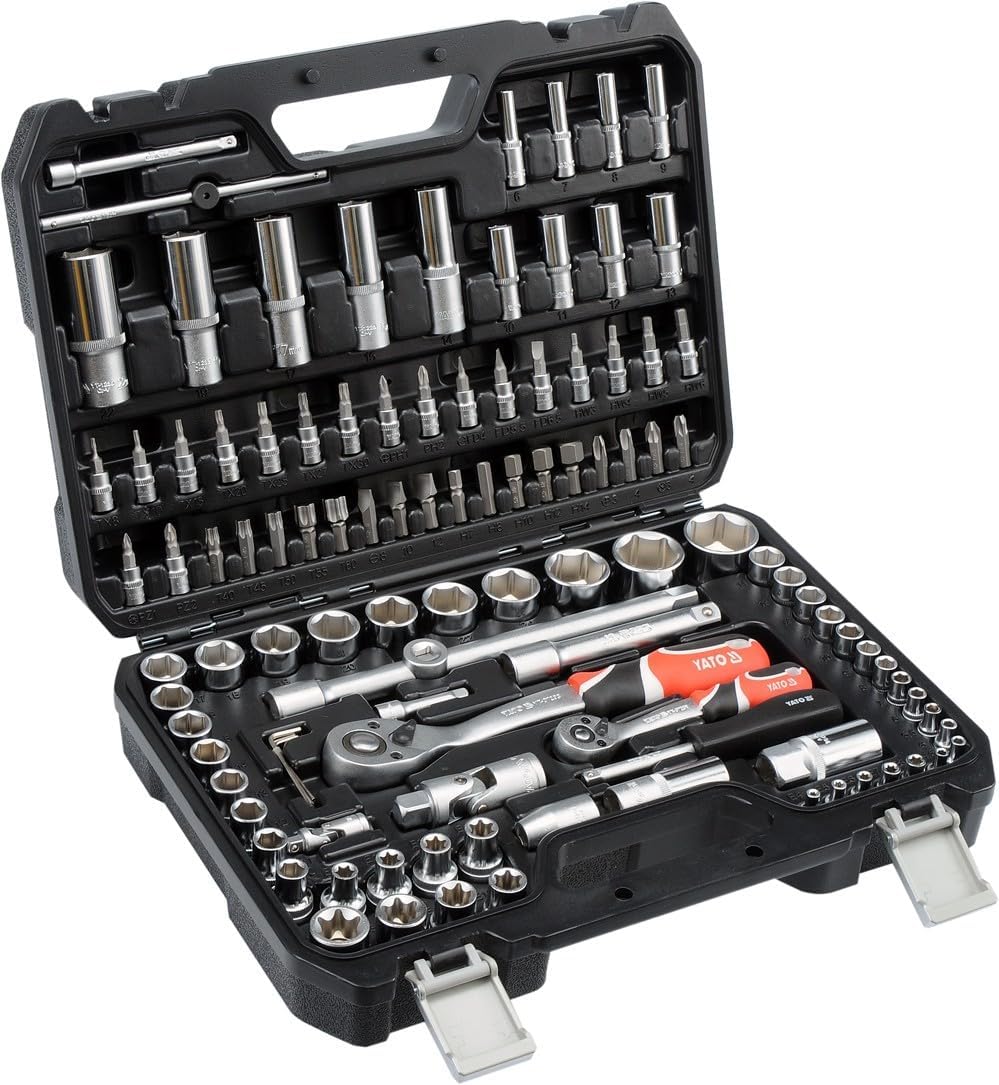 Yato YT-38791 – Socket Set 1/4 108pcs "and 1/2".