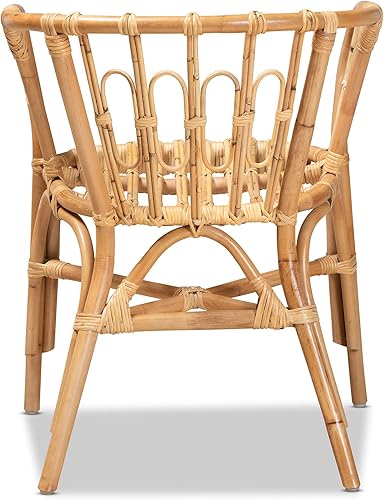 Miniatura 6 de bali & pari Silla de comedor de ratán natural moderna y contemporánea Luxio